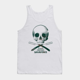 Death before shaving – grunge version Tank Top